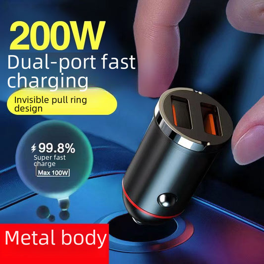 100W/200W QC3.0 PD Mini Car Charger