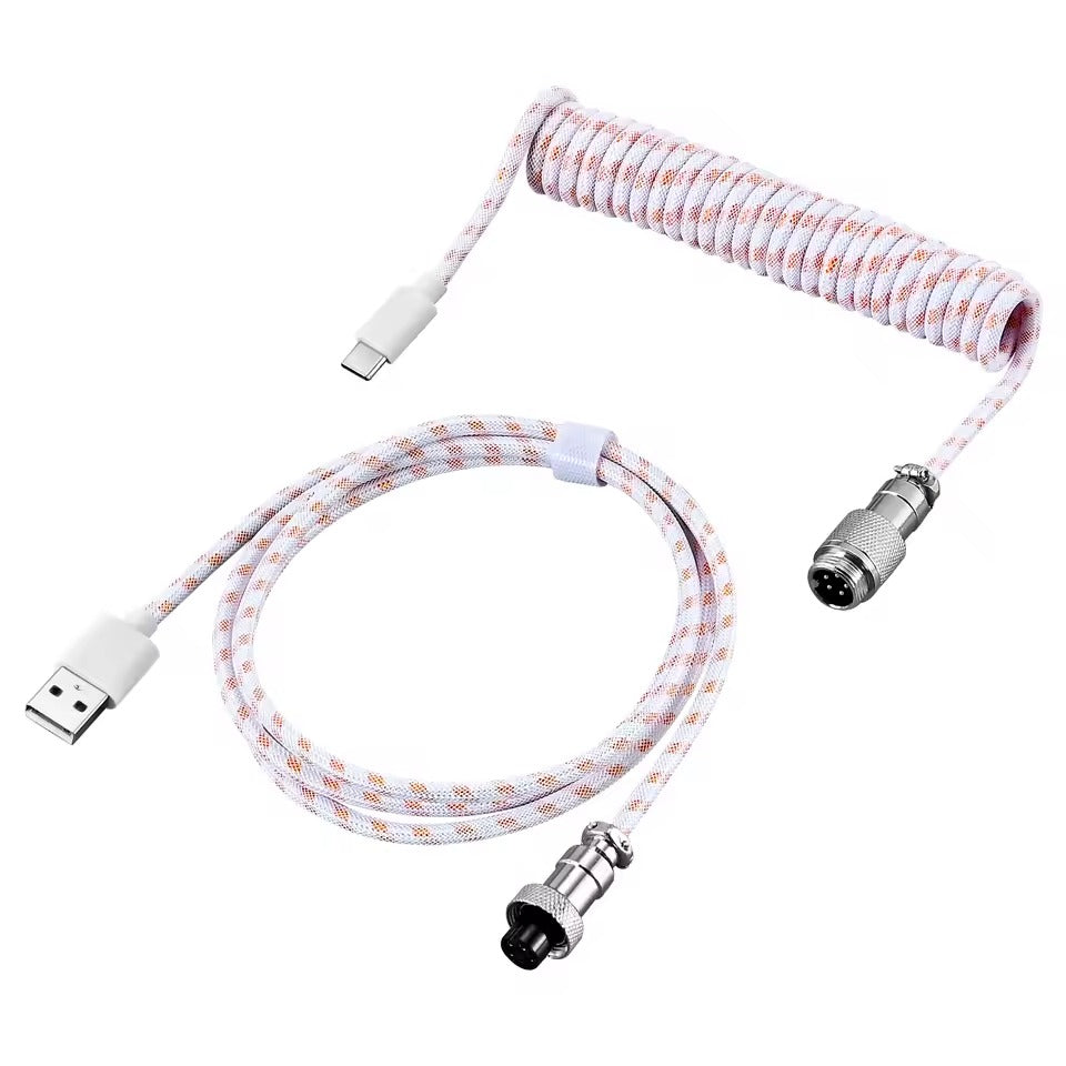 Coiled Aviator USB-C Mechanical Keyboard Cable