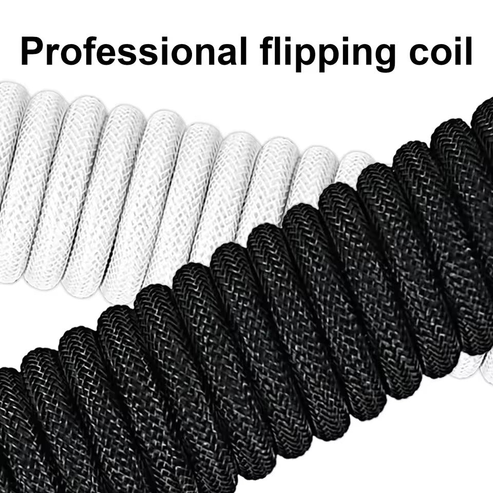 Coiled Aviator USB-C Mechanical Keyboard Cable