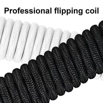 Coiled Aviator USB-C Mechanical Keyboard Cable