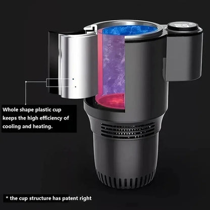 2-in-1 Car Heating & Cooling Cup Holder