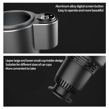 2-in-1 Car Heating & Cooling Cup Holder