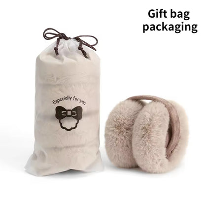High-Quality Faux Rabbit Fur Earmuffs