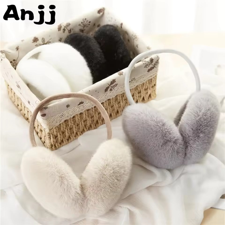 High-Quality Faux Rabbit Fur Earmuffs