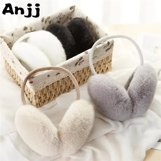 High-Quality Faux Rabbit Fur Earmuffs