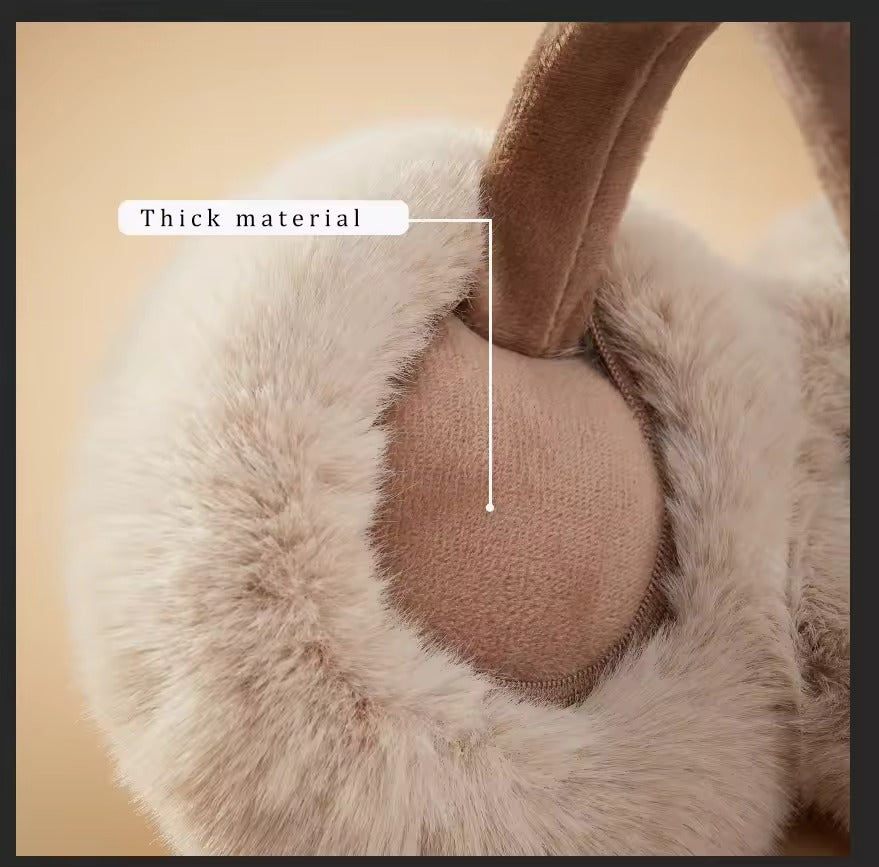 High-Quality Faux Rabbit Fur Earmuffs