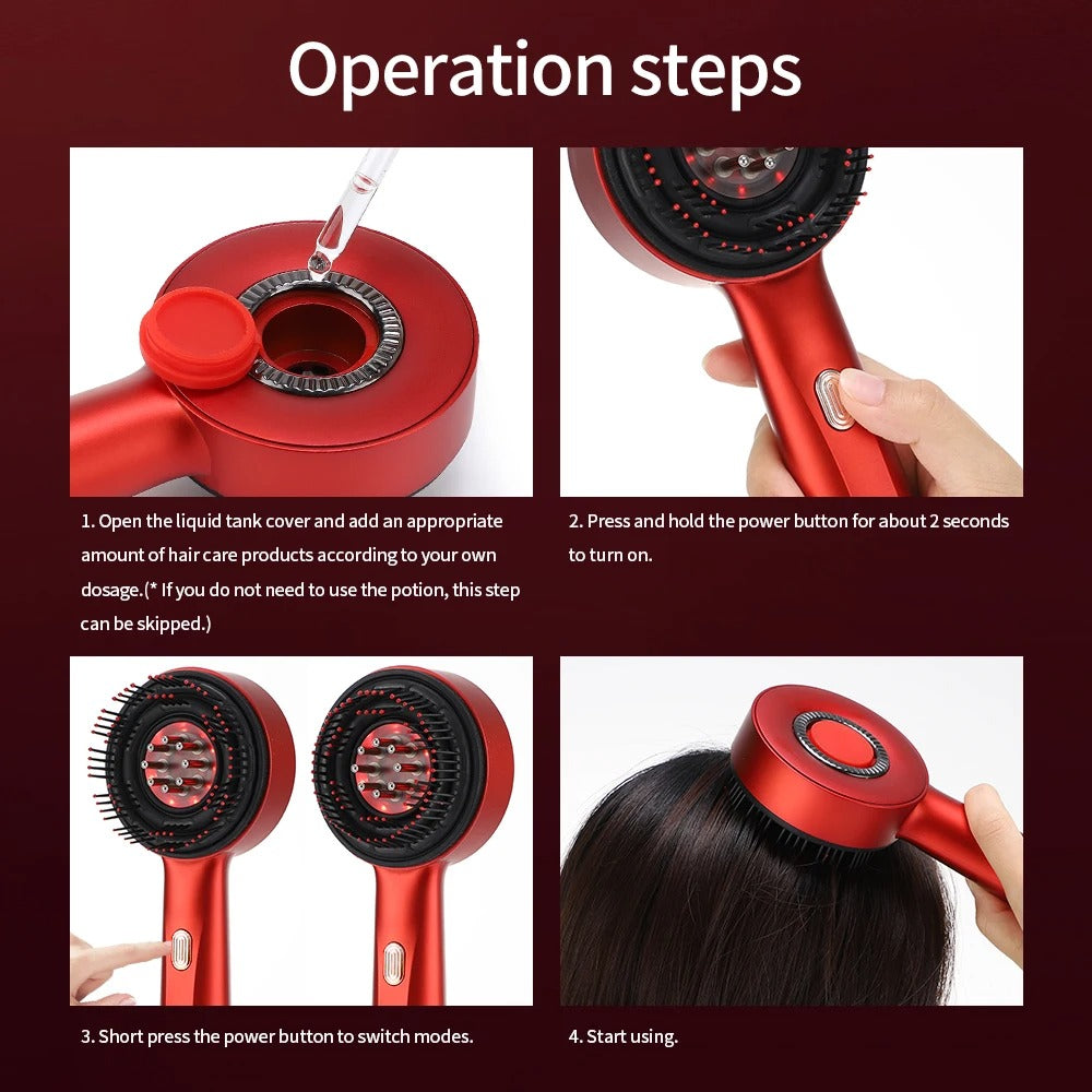 Electric Vibration Scalp Massage Comb