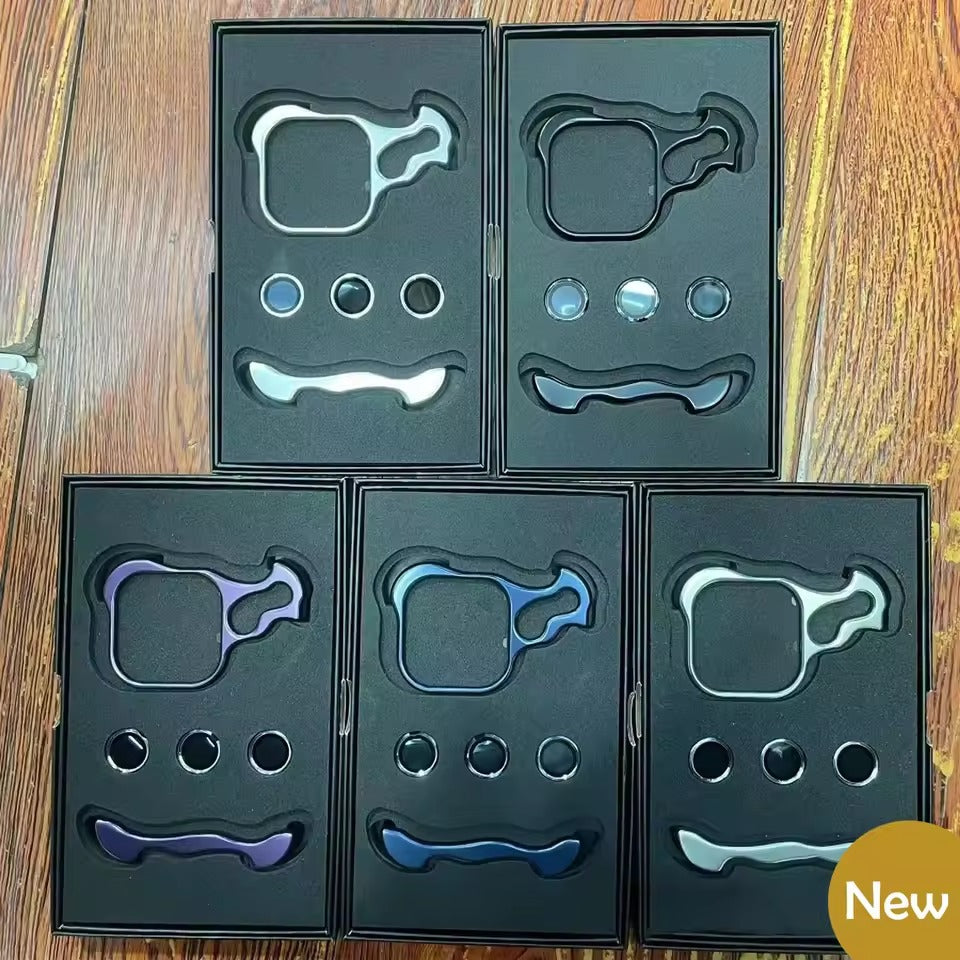 Luxury Irregular Aluminum Alloy Bumper Case with Lens Protection
