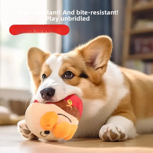 Interactive Electric Plush Jumping Ball for Dogs