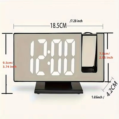 Multifunctional LED Projection Alarm Clock
