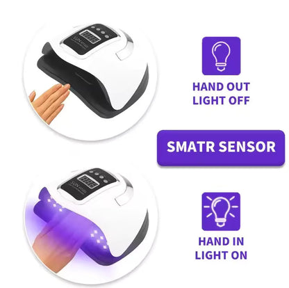 SUN X11 MAX Professional UV LED Nail Lamp – 280W Gel Polish Dryer