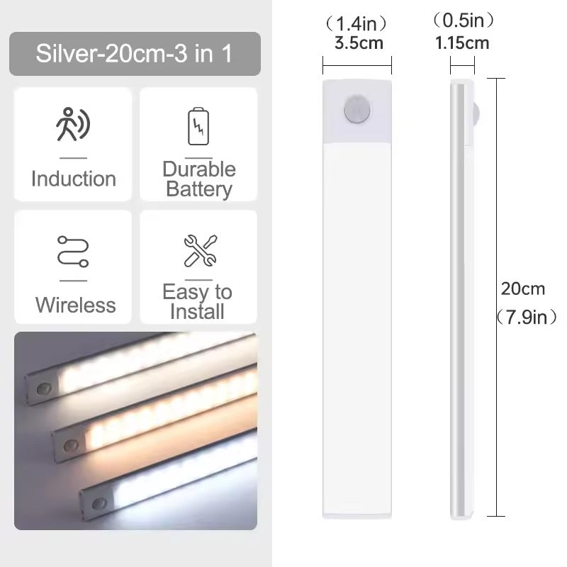 USB Rechargeable Motion Sensor LED Night Light