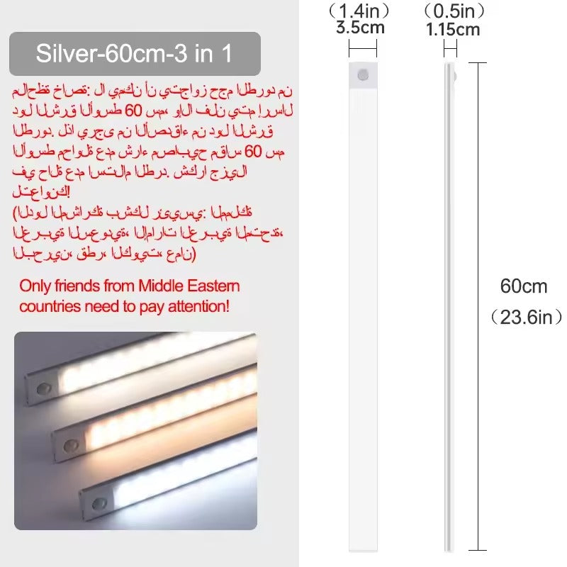 USB Rechargeable Motion Sensor LED Night Light
