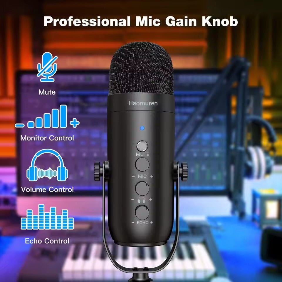 Haomuren USB Condenser Microphone Kit