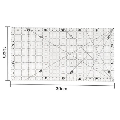 1/2pcs 15cm Acrylic Quilting Patchwork Ruler