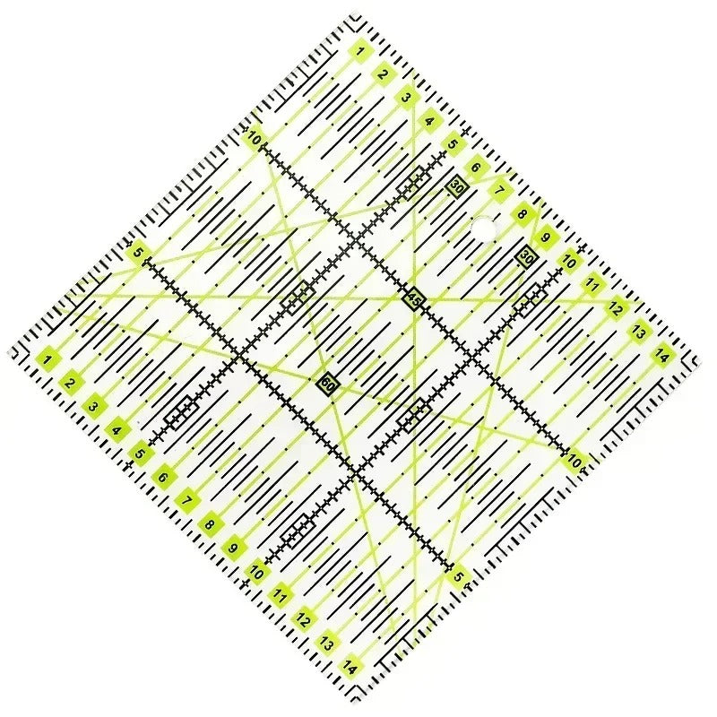 1/2pcs 15cm Acrylic Quilting Patchwork Ruler