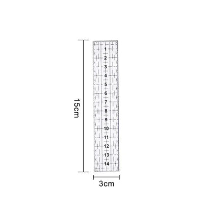 1/2pcs 15cm Acrylic Quilting Patchwork Ruler