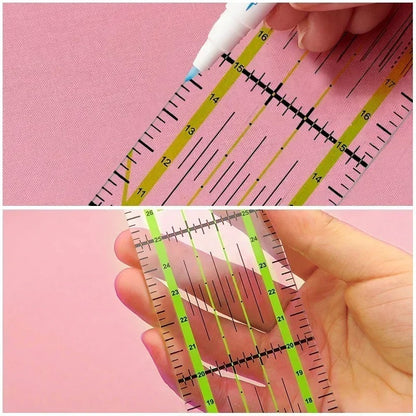 1/2pcs 15cm Acrylic Quilting Patchwork Ruler