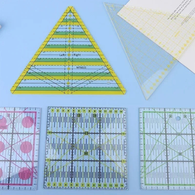1/2pcs 15cm Acrylic Quilting Patchwork Ruler