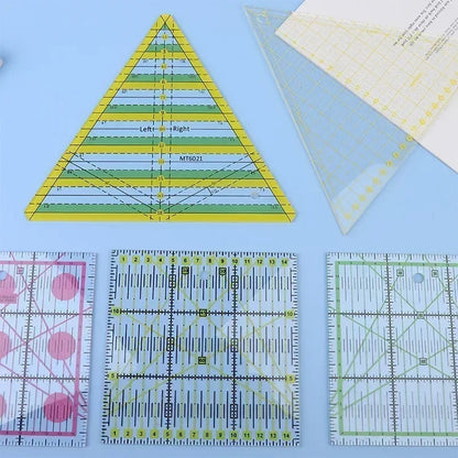 1/2pcs 15cm Acrylic Quilting Patchwork Ruler