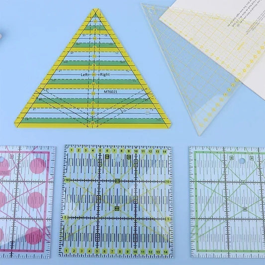 1/2pcs 15cm Acrylic Quilting Patchwork Ruler