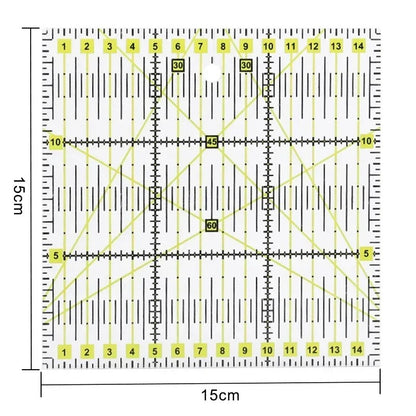 1/2pcs 15cm Acrylic Quilting Patchwork Ruler