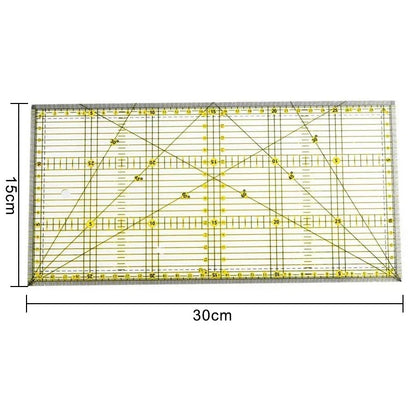 1/2pcs 15cm Acrylic Quilting Patchwork Ruler
