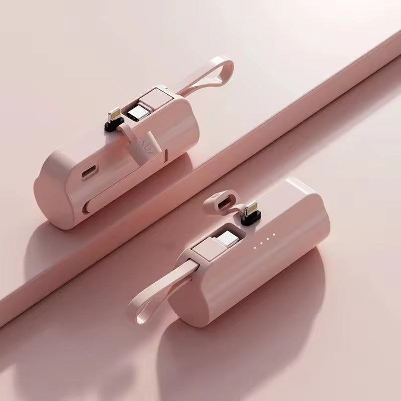 2-in-1 Mini 10000mAh Portable Power Bank & Battery Case