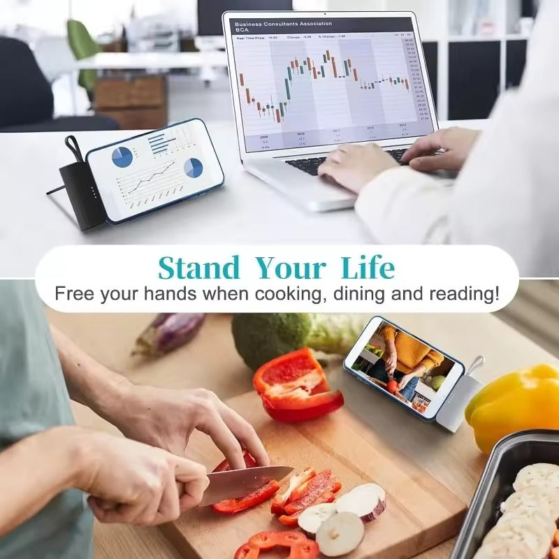 2-in-1 Mini 10000mAh Portable Power Bank & Battery Case