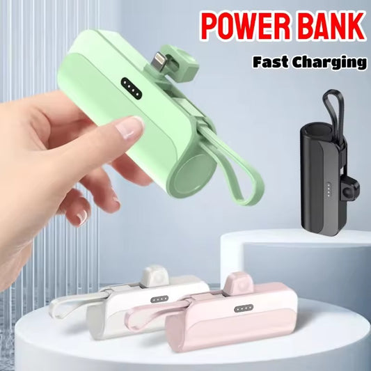 2-in-1 Mini 10000mAh Portable Power Bank & Battery Case