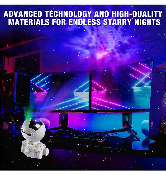 Galaxy Star Astronaut Projector Lamp