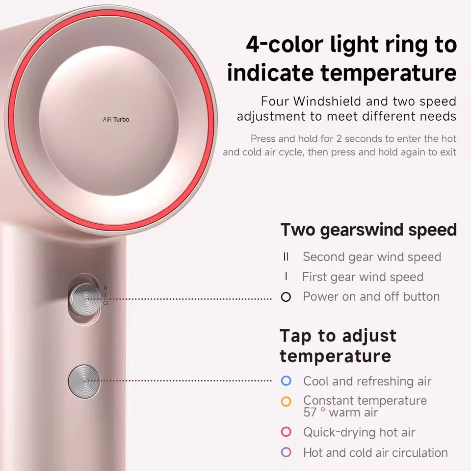 High-Speed Leafless Hair Dryer