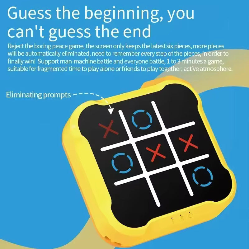 Multifunctional Electronic Tic-Tac-Toe Puzzle Board