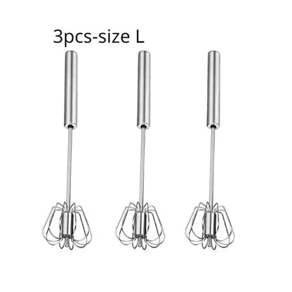Semi-Automatic Stainless Steel Egg Beater