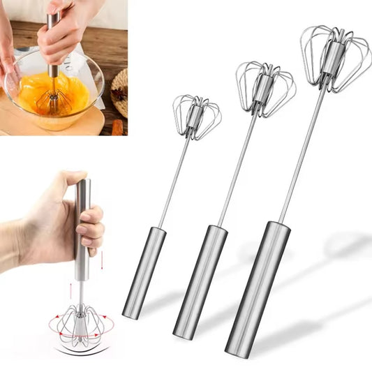 Semi-Automatic Stainless Steel Egg Beater