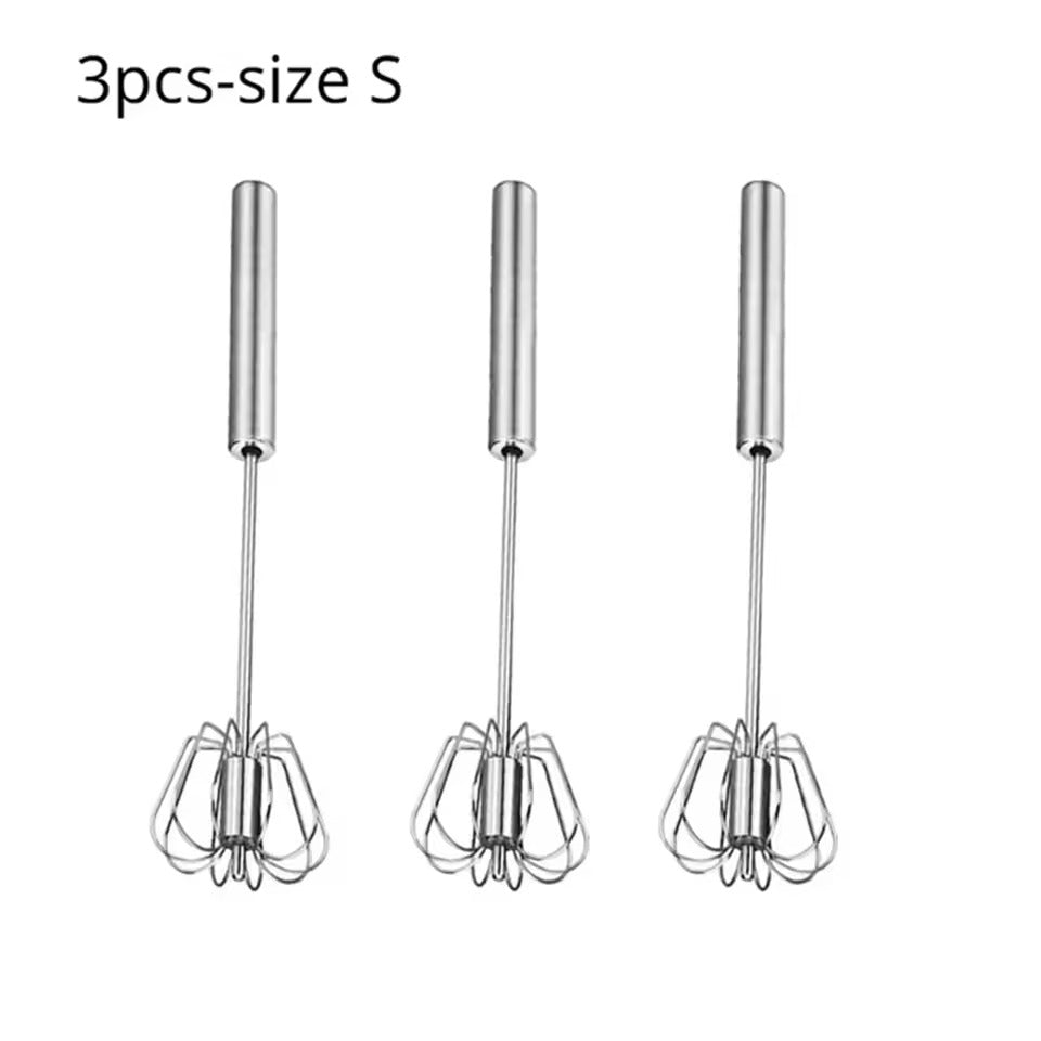 Semi-Automatic Stainless Steel Egg Beater