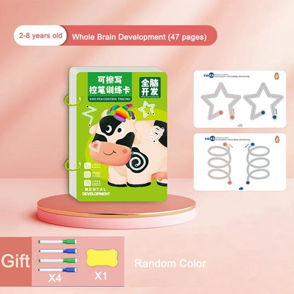 Montessori Reusable Magic Drawing & Tracing Book