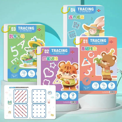 Montessori Reusable Magic Drawing & Tracing Book