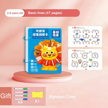 Montessori Reusable Magic Drawing & Tracing Book