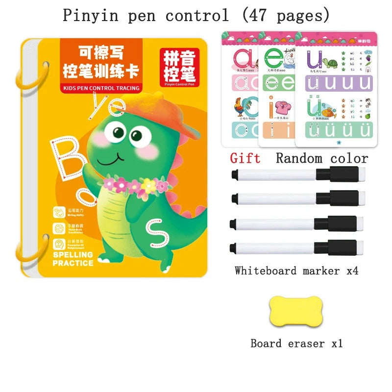 Montessori Reusable Magic Drawing & Tracing Book