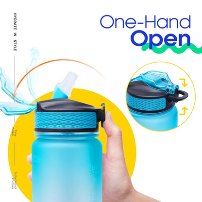 32oz Leakproof Motivational Water Bottle